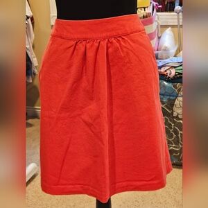 Boden Classic Orange Women's Casual Skirt With POCKETS! Size 10